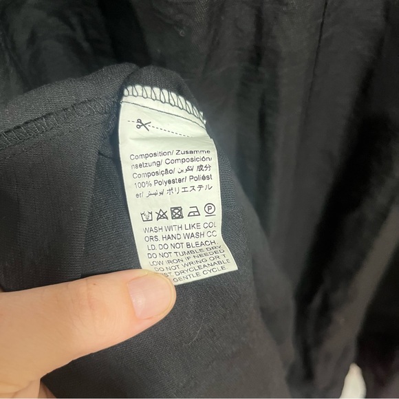 SHEIN Black Tiered Midi Dress - Picture 6 of 6